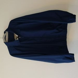 Haggar Men's Navy Windbreaker
